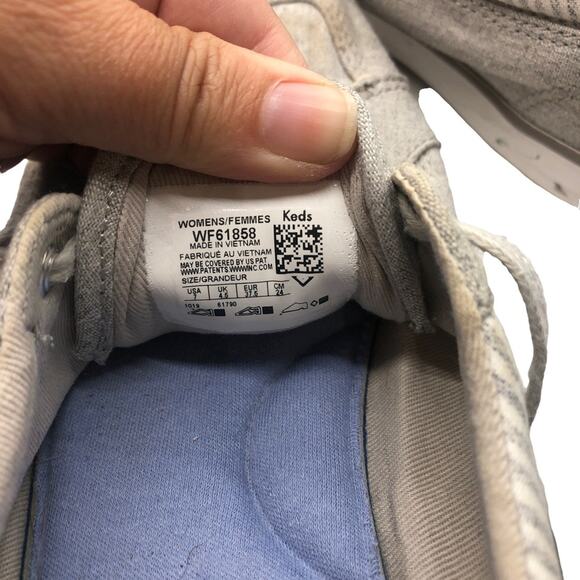 Keds Women's Center Chambray/Stripe Platform SIZE 7 - Picture 4 of 7